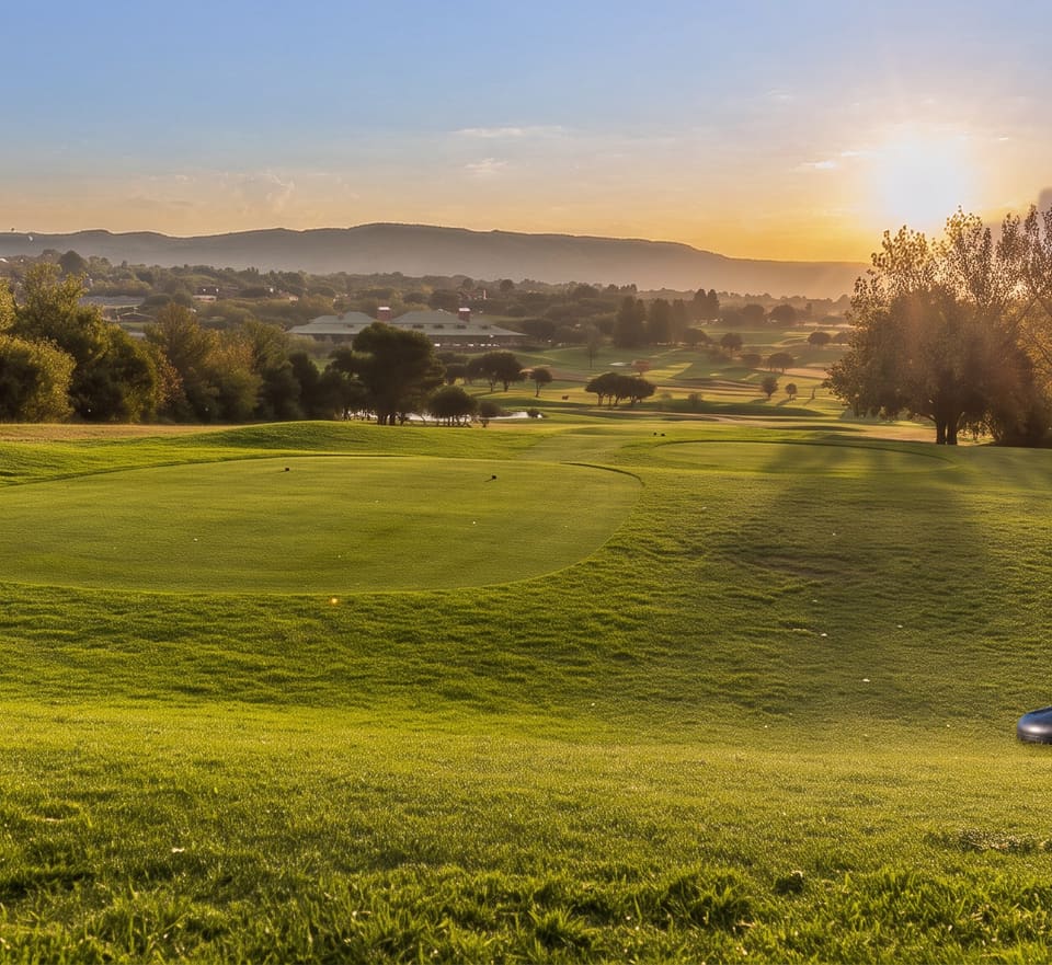 Ruimsig Country Club at sunset